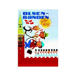 Postkort m. Olsen Banden filmplakat