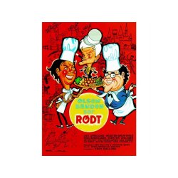 Postkort m. Olsen Banden filmplakat