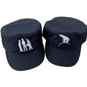 Sort Kasket m. Nordisk Film logo eller Olsen Banden