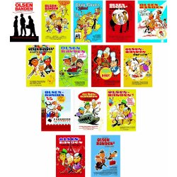 Store magneter m. Olsen Banden filmplakat