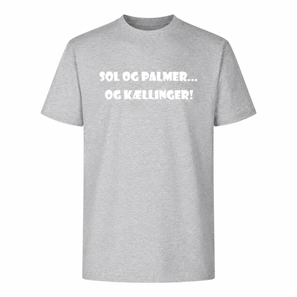 Sol og palmer... og k�llinger! T-shirt