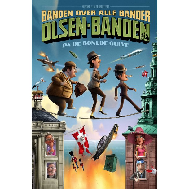 Olsen Banden p de bonede gulve - DVD